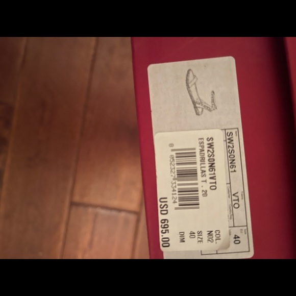 Valentino Garavani Rockstud Espadrille Sandal BLK - Picture 7 of 7